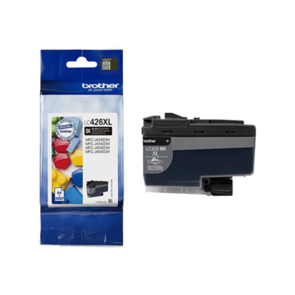 Brother LC426XLBK Genuine Ink Cartridge Black , Brother Brother , LC426XLBK , Brother LC426XLBK - High Yield - black - original - ink cartridge , Ink cartridge , Black