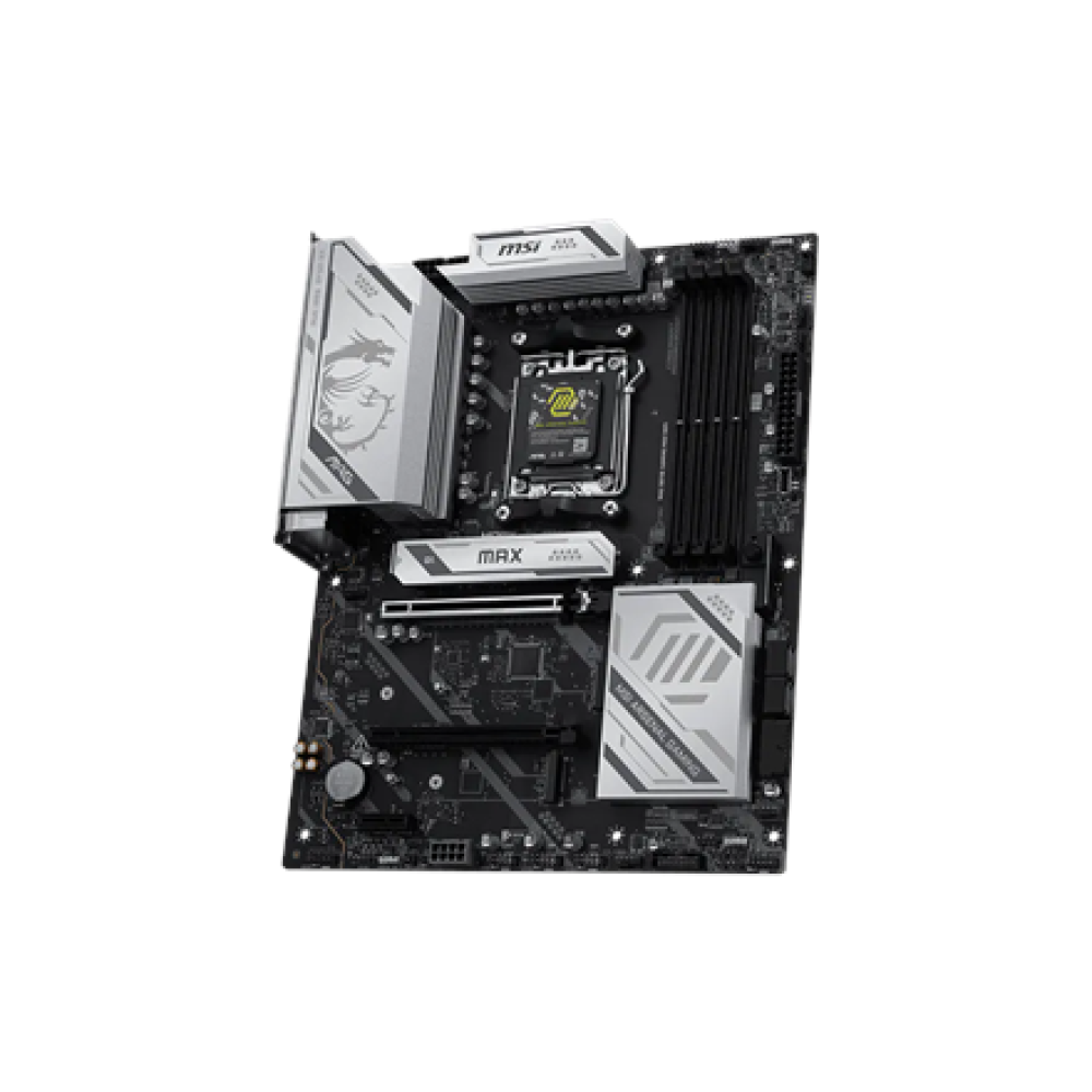 MSI MAG X870E GAMING MAX WIFI , Processor family AMD , Processor socket AM5 , DDR5 , Supported hard disk drive interfaces SATA, M.2 , Number of SATA connectors 4