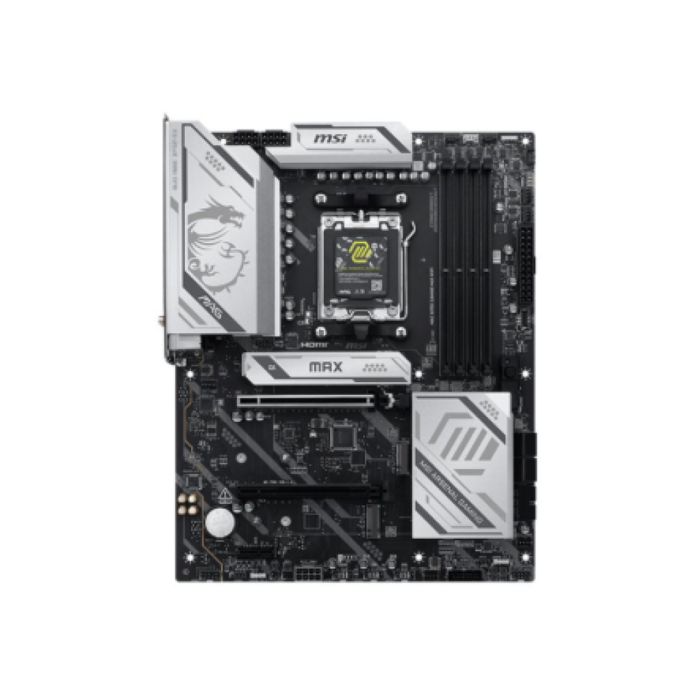 MSI MAG X870E GAMING MAX WIFI , Processor family AMD , Processor socket AM5 , DDR5 , Supported hard disk drive interfaces SATA, M.2 , Number of SATA connectors 4