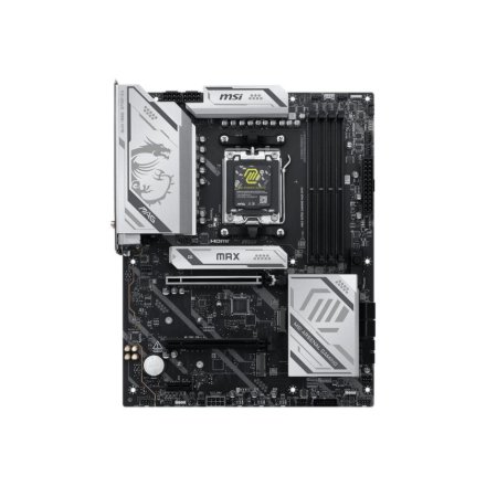 MSI MAG X870E GAMING MAX WIFI , Processor family AMD , Processor socket AM5 , DDR5 , Supported hard disk drive interfaces SATA, M.2 , Number of SATA connectors 4