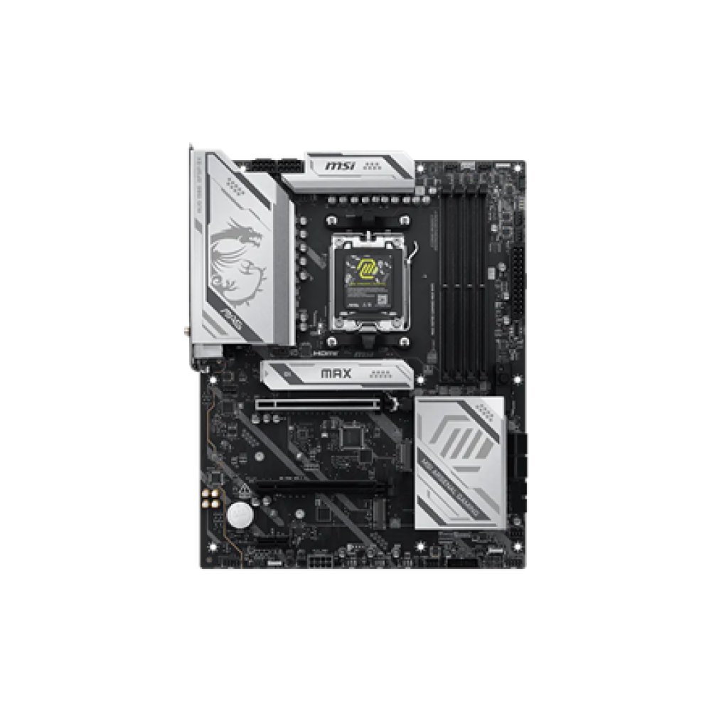 MSI MAG X870E GAMING MAX WIFI , Processor family AMD , Processor socket AM5 , DDR5 , Supported hard disk drive interfaces SATA, M.2 , Number of SATA connectors 4
