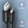 AXAGON Twister Cable, 1.1 m , BUCM-AM20TB , USB Type A to USB Type C