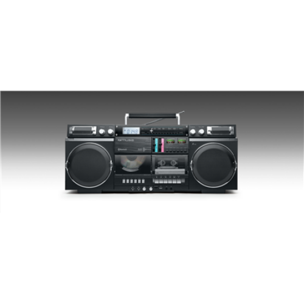 Muse , Ghetto Blasters , M-380 GB , AUX in , Bluetooth , Cassette deck , CD player , Black