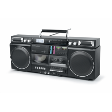 Muse , Ghetto Blasters , M-380 GB , AUX in , Bluetooth , Cassette deck , CD player , Black