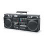 Muse , Ghetto Blasters , M-380 GB , AUX in , Bluetooth , Cassette deck , CD player , Black