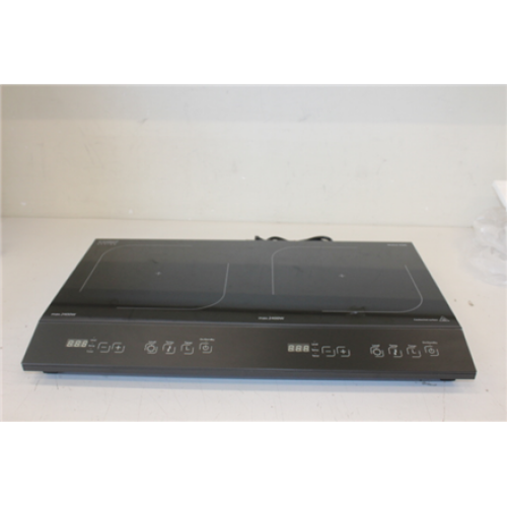 SALE OUT. Caso Maitre 3500 Double Induction hob, 3500W, Black Caso Free standing table hob 02231 Number of burners/cooking zones 2, Black, USED AS DEMO, Timer, Display, Induction