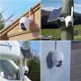 Reolink , 4K 4G LTE Wire Free Camera , Go Series G440 , Dome , 8 MP , Fixed , IP64 , H.265 , MicroSD (Max. 128GB)