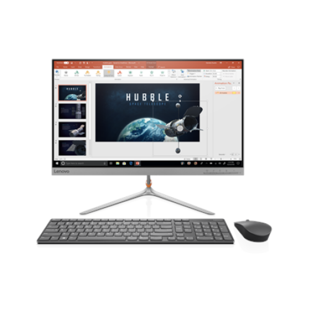 Lenovo Professional Ultraslim Wireless Combo Keyboard and Mouse - US English with Euro symbol Grey