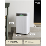 Mill Dehumidifier , MDH12 , Power 200 W , Suitable for rooms up to 8-15 m² , Water tank capacity 2 L , White