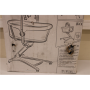 SALE OUT. CHICCO Baby Hug 4 in 1 Glacial Multifunctional Crib, Gray , Chicco , DAMAGED PACKAGING, SCRATCHED ON LEGS