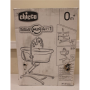 SALE OUT. CHICCO Baby Hug 4 in 1 Glacial Multifunctional Crib, Gray , Chicco , DAMAGED PACKAGING, SCRATCHED ON LEGS