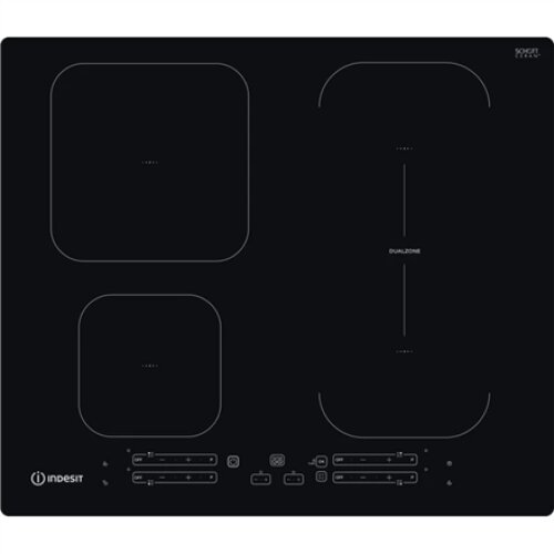 INDESIT , Hob , IB 65B60 NE , Induction , Number of burners/cooking zones 4 , Touch , Timer , Black