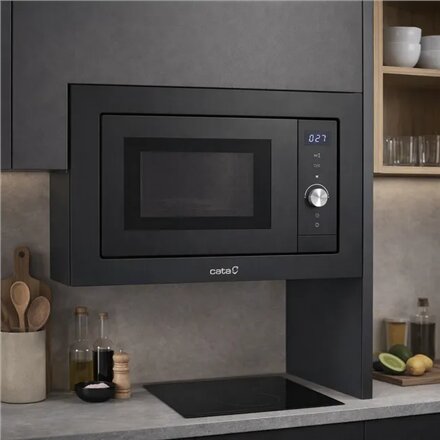 CATA , Microwave oven , MC 20 D B , Built-in , 20 L , 700 W , Grill , Black