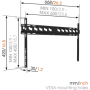 Vogels , Wall mount , MA4000-A1 , Fixed , 40-80 , Maximum weight (capacity) 80 kg , Black