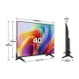 Hisense TV , 40A4S , 40 , Smart TV , VIDAA Smart OS , FHD , Black