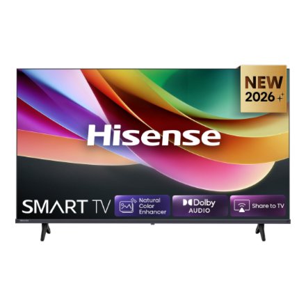 Hisense TV , 40A4S , 40 , Smart TV , VIDAA Smart OS , FHD , Black