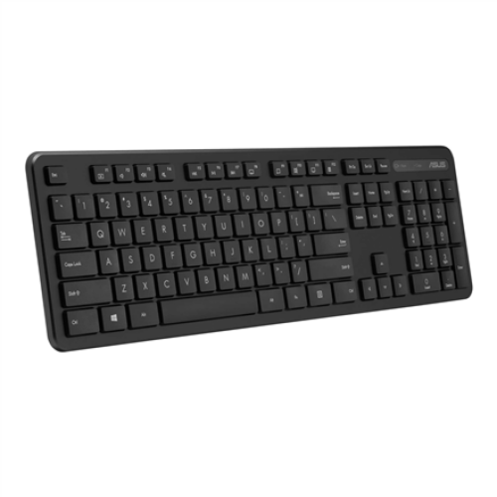 Asus , Keyboard and Mouse Set , CW100 , Keyboard and Mouse Set , Wireless , Mouse included , Batteries included , UI , Black