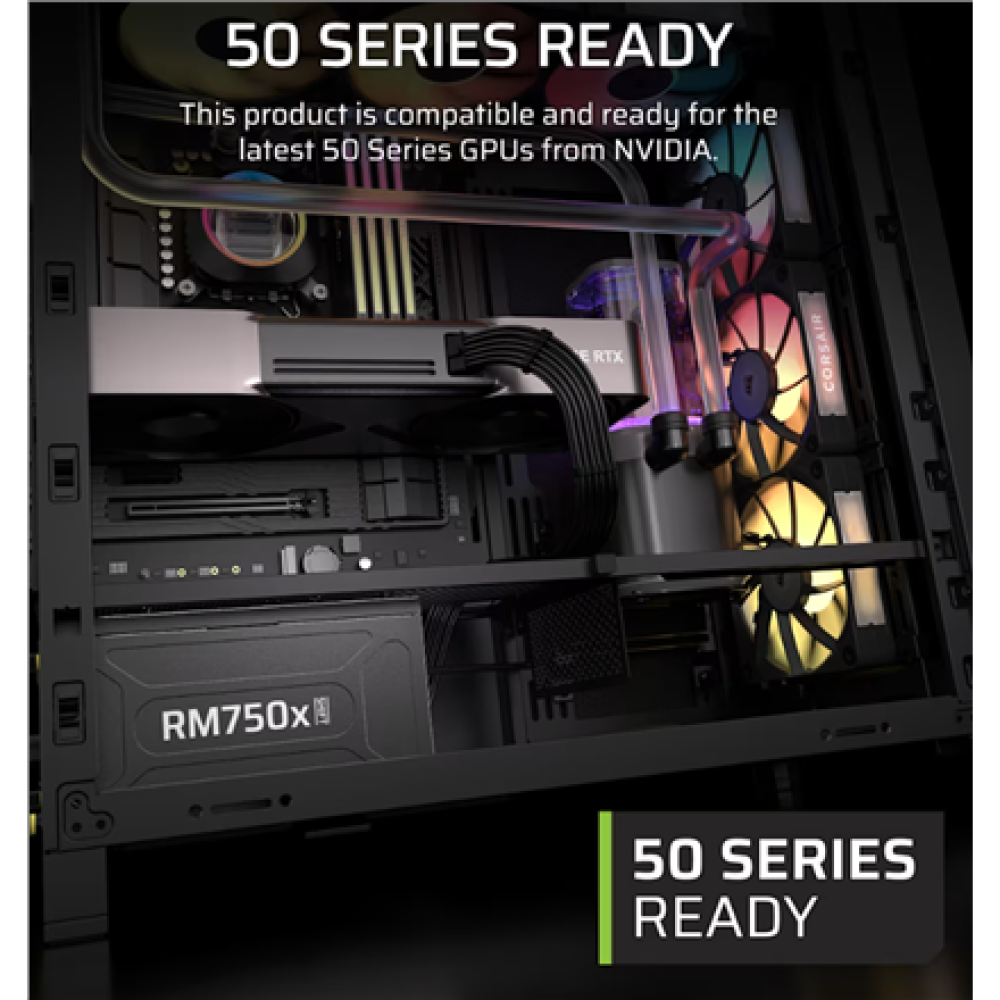 Corsair Fully Modular ATX Power Supply (EU) , RM750x SHIFT , 750 W , Black