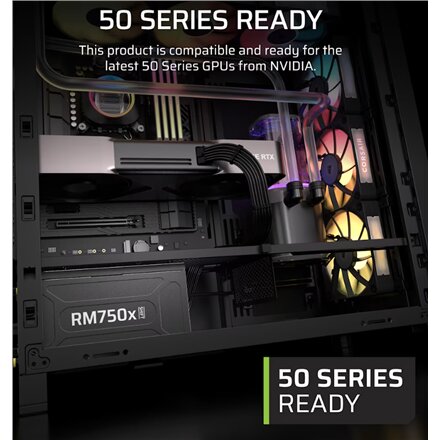 Corsair Fully Modular ATX Power Supply (EU) , RM750x SHIFT , 750 W , Black