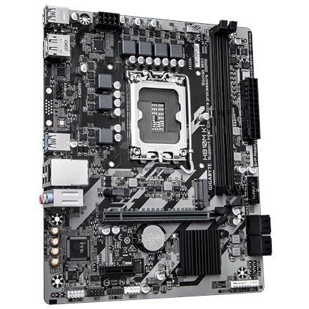 Gigabyte H810M K , Processor family Intel , Processor socket LGA1851 , DDR5 , Supported hard disk drive interfaces M.2, SATA , Number of SATA connectors 4
