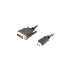 Lanberg HDMI to DVI-D Cable Dual Link with Gold-Plated 4K Connectors , CA-HDDV-20CU-0018-BK , HDMI to DVI-D , 1.8 m