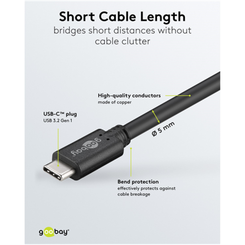 Goobay USB-C Cable , 612812 , USB-C