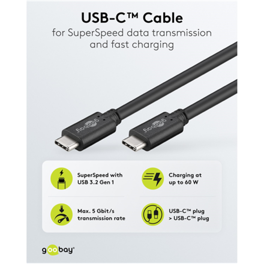 Goobay USB-C Cable , 612812 , USB-C