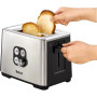 TEFAL , Toaster , Equinox TT420D30 , Power 900 W , Number of slots 2 , Housing material Stainless Steel , Stainless steel/Black