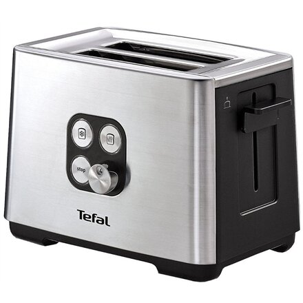 TEFAL , Toaster , Equinox TT420D30 , Power 900 W , Number of slots 2 , Housing material Stainless Steel , Stainless steel/Black