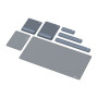 Fellowes XL Mousepad , Breyta , 280 x 210 x 2.5 mm , Marine