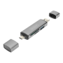 DIGITUS Dual Card Reader Hub USB-C / USB 3.0, OTG , Digitus , Card reader - USB 3.0/USB-C , DA-70886