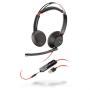 Poly - Plantronics Blackwire C5220 USB-A - headset Poly USB-A Headset Built-in microphone Black Wired USB Type-A