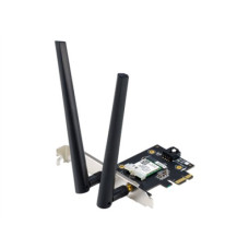 Asus , AX1800 Dual-Band Bluetooth 5.2 PCIe Wi-Fi Adapter , PCE-AX1800 , 802.11ax , 574+1201 Mbit/s , Mesh Support No , MU-MiMO Yes , No mobile broadband , Antenna type External