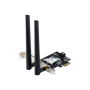 AX1800 Dual-Band Bluetooth 5.2 PCIe Wi-Fi Adapter , PCE-AX1800 , 802.11ax , 574+1201 Mbit/s , Mbit/s , Ethernet LAN (RJ-45) ports , Mesh Support No , MU-MiMO Yes , No mobile broadband , Antenna type External , month(s)
