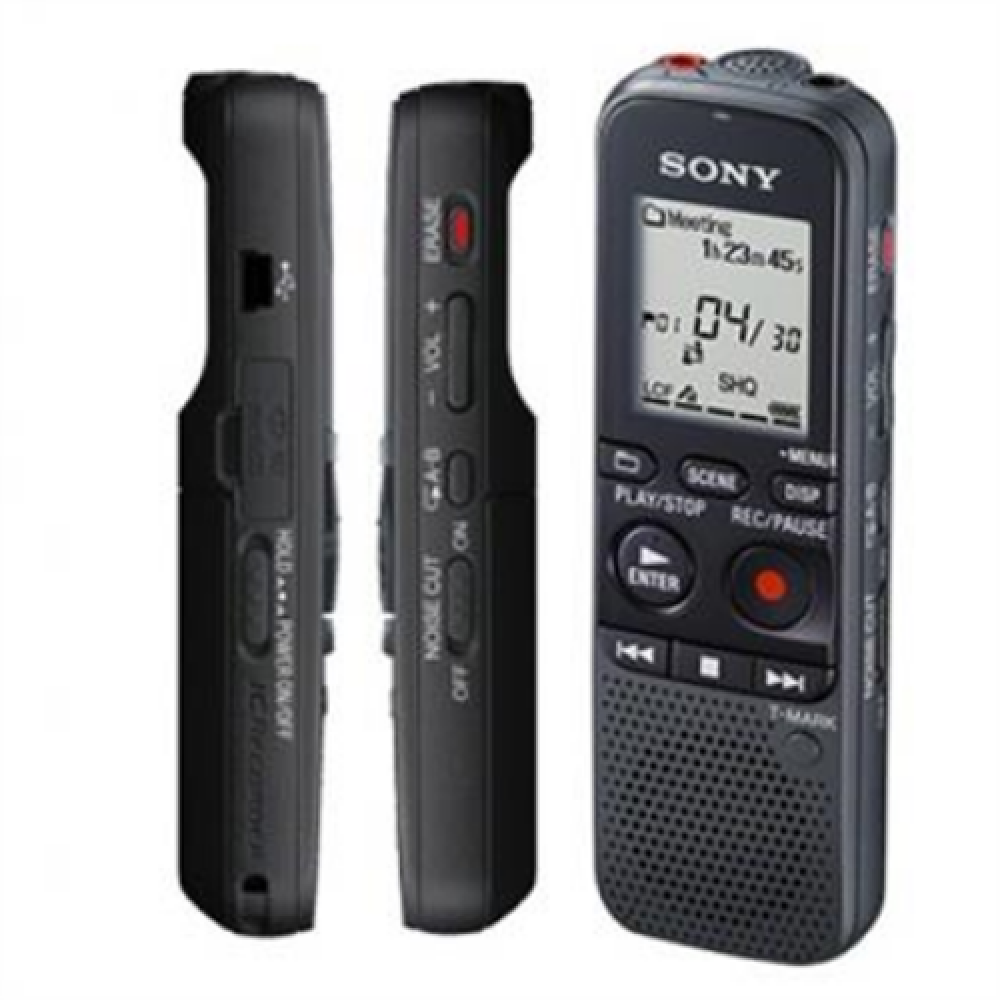 Sony , Digital Voice Recorder , ICD-PX470 , Black , MP3 playback , MP3/L-PCM , 59 Hrs 35 min , Stereo