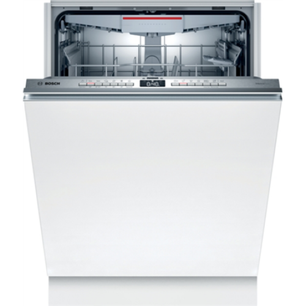 Built-in , Dishwasher , SBH4HVX37E , Width 59.8 cm , Number of place settings 13 , Number of programs 6 , Energy efficiency class E , Display , AquaStop function , White , Height 86.5 cm