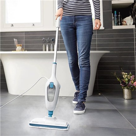 BLACK & DECKER , Steam Mop , FSMH13E5-QS , Corded operating , 1300 W , White