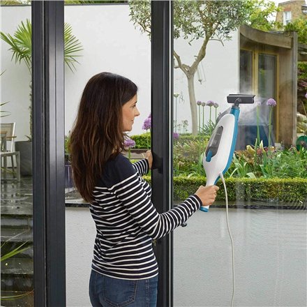 BLACK & DECKER , Steam Mop , FSMH13E5-QS , Corded operating , 1300 W , White
