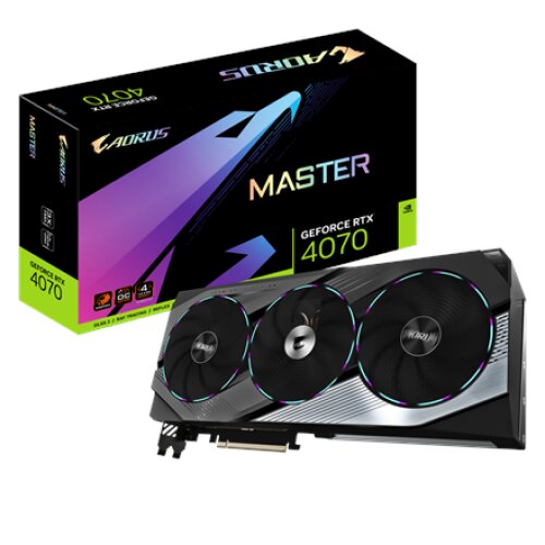 Gigabyte GV-N4070AORUS M-12GD 1.0 NVIDIA 12 GB GeForce RTX 4070 GDDR6X HDMI ports quantity 1 PCI-E 4.0 Memory clock speed 21000 MHz