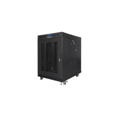 Lanberg , Rack cabinet 19 free-standing 15U/800x1000 (flat pack) with mesh door, LCD , FF01-8015-23BL , Black