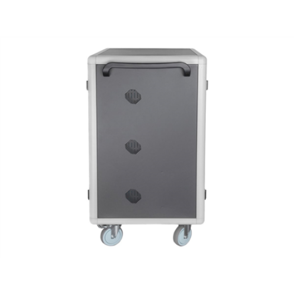 Digitus , Black , Charging Trolley 30 Notebooks / Tablets up to 15.6 , Pressure lock system with swiveling lever handle on the front and back door, lockable; Safety plug socket with switch on the side