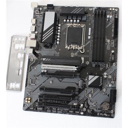 SALE OUT. Gigabyte B760 DS3H GEN5 1.0 , Processor family Intel , Processor socket LGA1700 , DDR5 , Supported hard disk drive interfaces M.2, SATA , Number of SATA connectors 4 , USED, REFURBISHED, WITHOUT ORIGINAL PACKAGING AND ACCESSORIES, ONLY BACK PANE