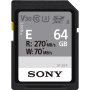Sony 64GB SF-E Series SDXC UHS-II Memory Card, V30