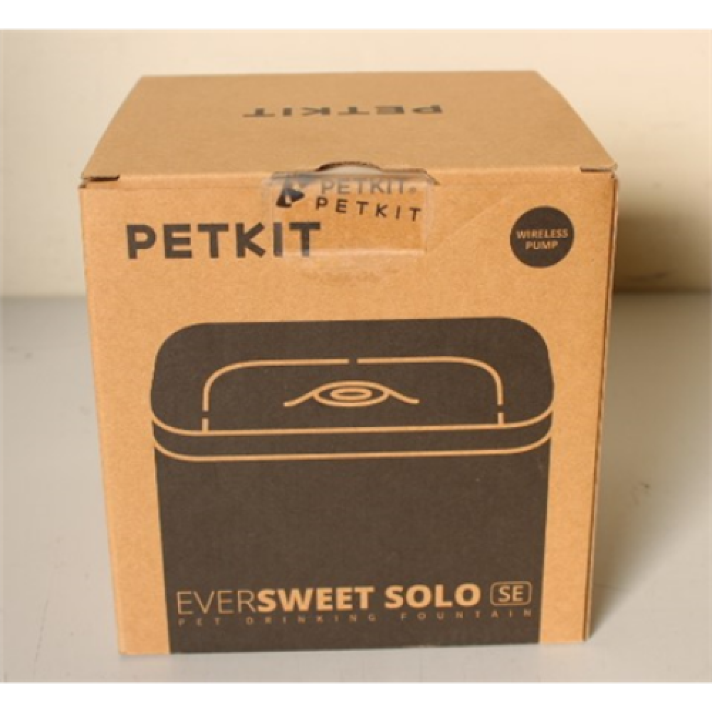 SALE OUT. Petkit P4103S (CT-W1 SE) Eversweet Solo Drinking Fountain, Wireless Pump, White,DEMO , Smart Pet Drinking Fountain , Eversweet Solo SE , Capacity 1.8 L , Filtering , Material Plastic , White , DEMO