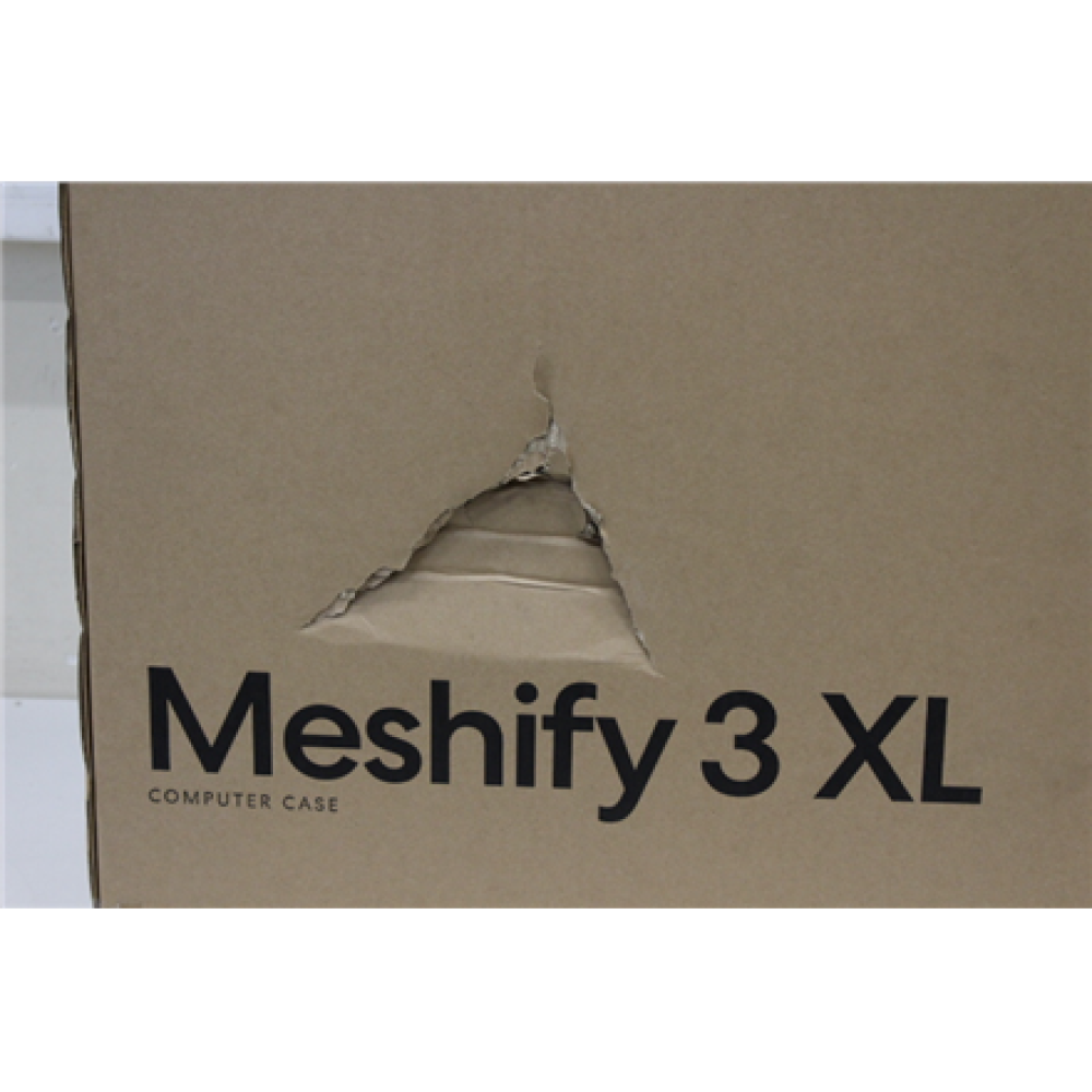 SALE OUT. Fractal Design Meshify 3 XL , Ambience Pro RGB Black TG Light Tint , ATX , DAMAGE PACKAGING, SCRATCHES ON THE SIDE , Power supply included No