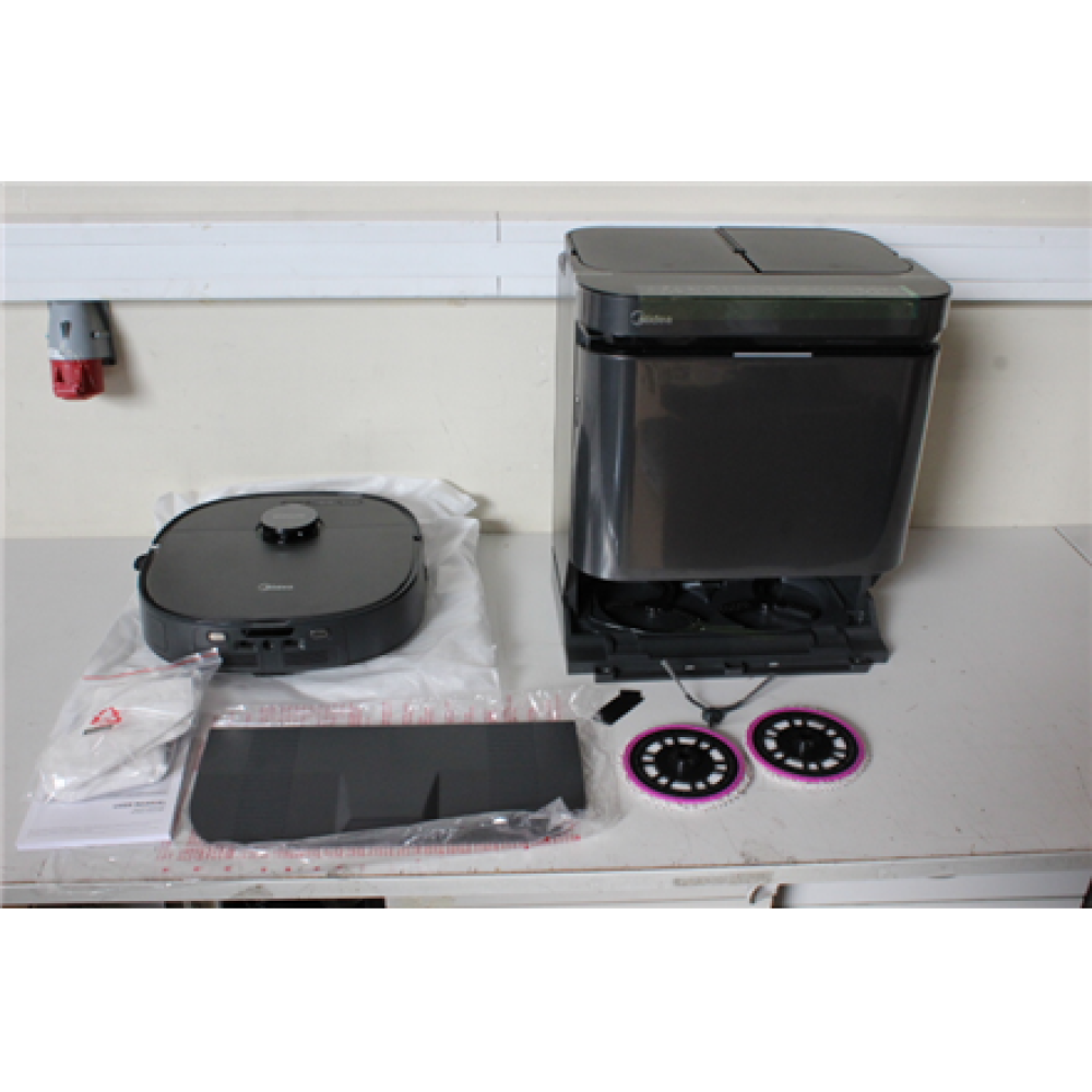SALE OUT. , Midea Robot Vacuum Cleaner , V15 , Wet&Dry , 5200 mAh , Dust capacity 3 L , 16200 Pa , Black , DEMO, SCRATCHED BOTTOM