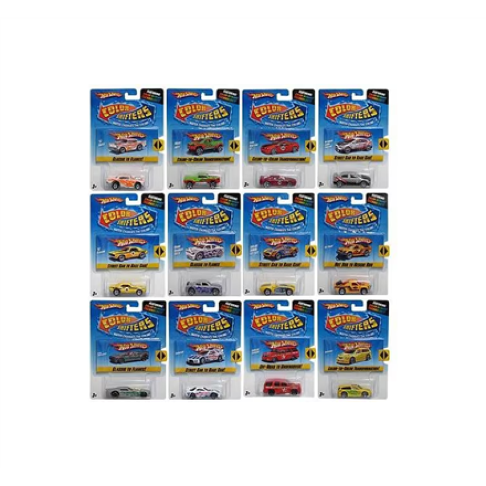 Hot Wheels , Die-Cast Color Shifters , BHR15 , Multicoloured , Metal/Plastic