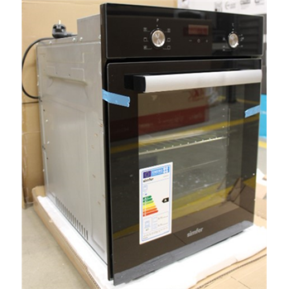 SALE OUT. Simfer Oven 4207BERSP 47 L, Multifunctional, Easy to clean, Pop-up knobs, Width 45 cm, Black, REFURBISHED ,NO ORIGINAL PACKAGING