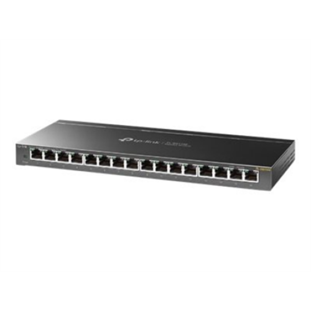 TP-LINK Switch TL-SG116E Web managed, Wall mountable, 1 Gbps (RJ-45) ports quantity 16, Power supply type External
