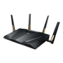 Wireless Dual Band Gigabit Router, UK , RT-AX88U PRO , 802.11ax , 1148+4804 Mbit/s , 10/100/1000 Mbit/s , Ethernet LAN (RJ-45) ports 4 , Mesh Support Yes , MU-MiMO Yes , 3G/4G data sharing , Antenna type 4x External
